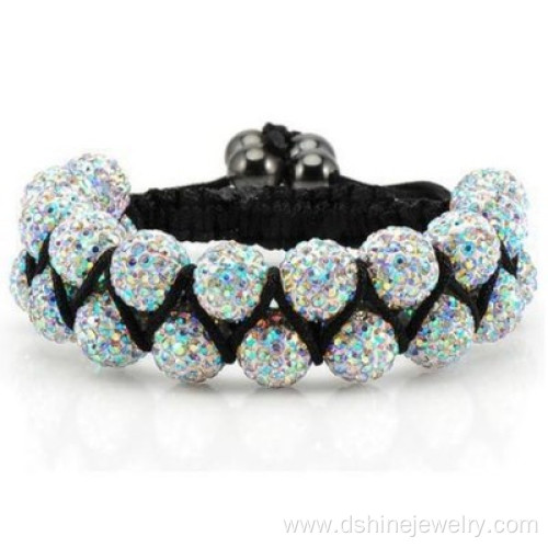 Shamballa Bracelets For Women AB Colorful Shamballa Jewels